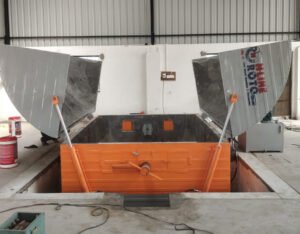 Closed Oven Rock N Roll Rotomoulding Machine