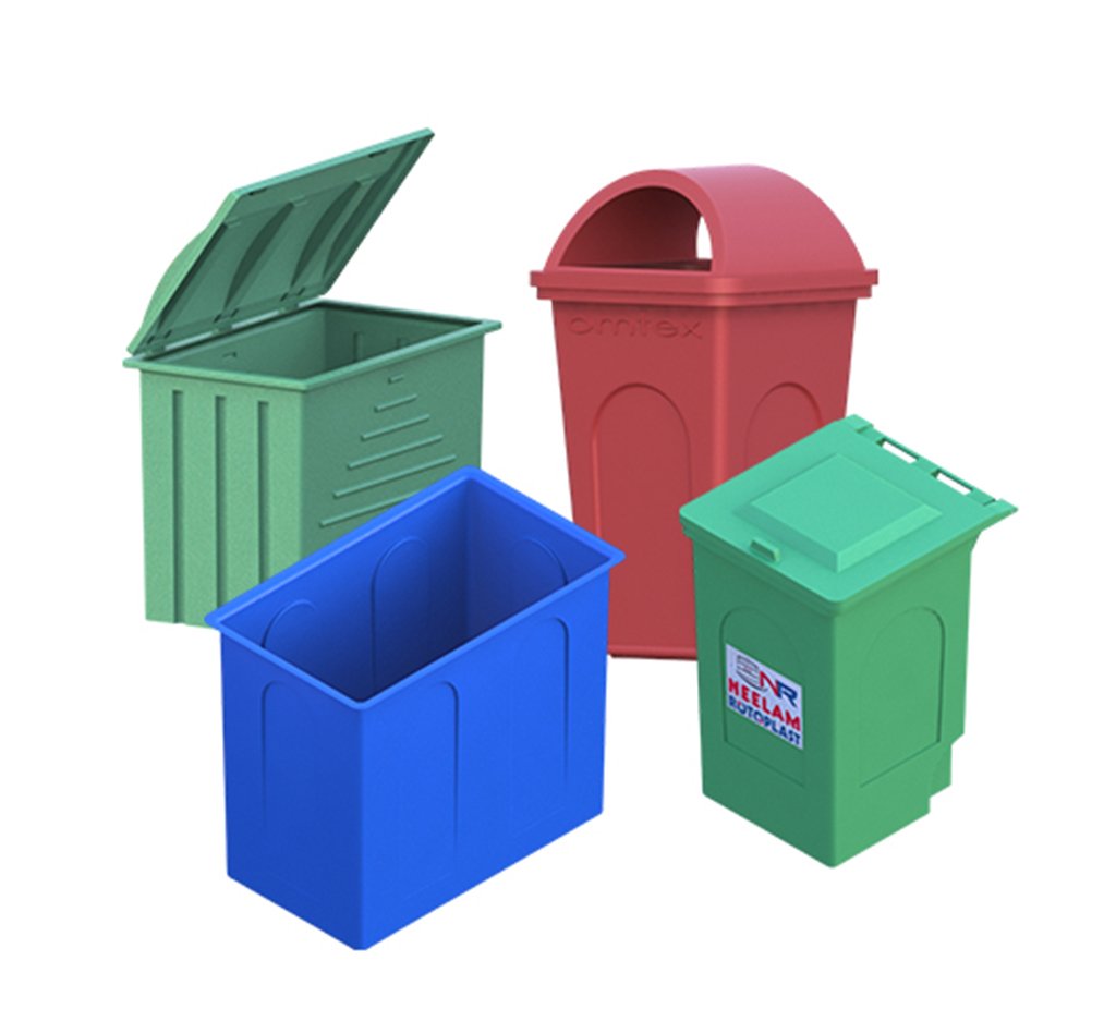 Plastic Dustbin Rotomoulding Mould